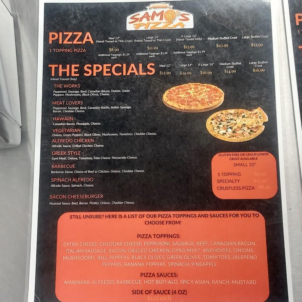 Samo's Pizza The Works